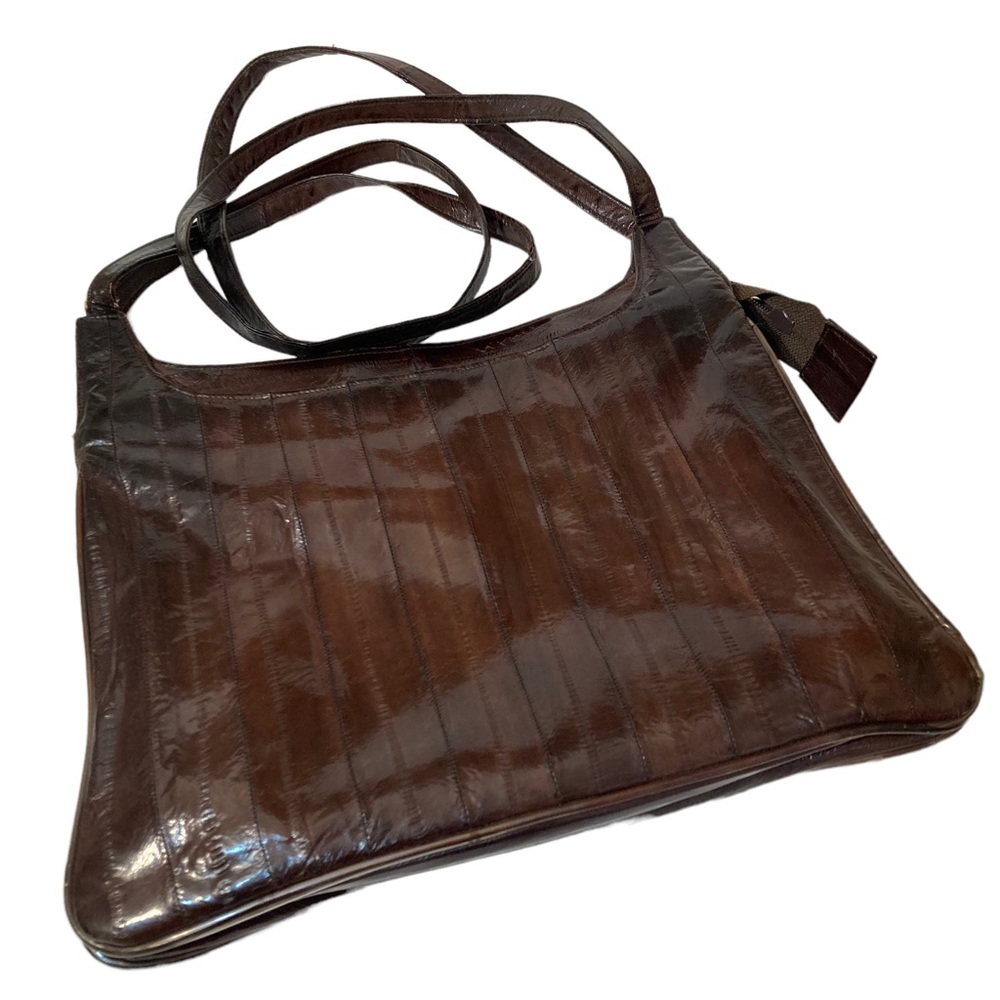Leather of the Sea Eel-skin Shoulder Bag